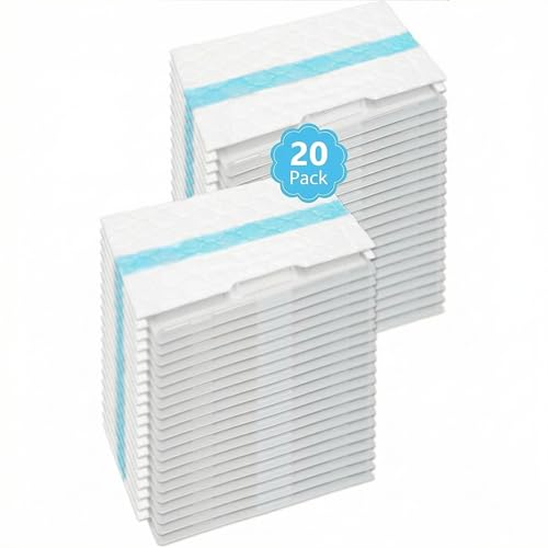 Image of 20PC Mopping Pads Refills Compatible for Shark VACMOP Disposable Hard Floor Vacuum and Mop Pad Refills for Shark Vacmop Pro VM252 VM251 VM250 VM200 VC205 QM250 VM190 VM200P12 VMP30-6