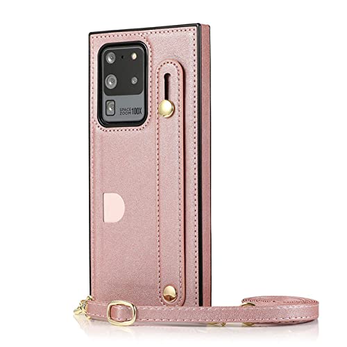 Coque bandoulière Samsung S21 en cuir chic pour vos sorties urbaines