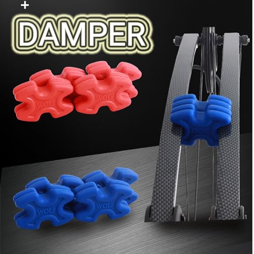 ZFFOZZ 4 PCS Bow Limb Dampeners for Compound Bow and Crossbow, Archery Split Limb Stabilizer, Bow Silencer for Reducing Noise and Vibration(Yellow) - Image 3