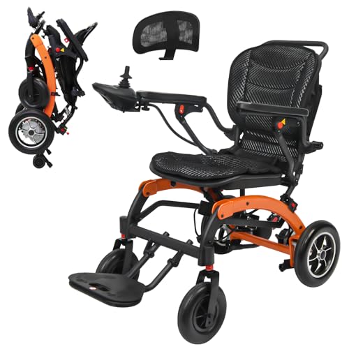 Foldable 32-Mile Electric Wheelchair for Adults
