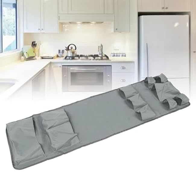 Mini Fridge Top Organizer, Multifunctional 600D Oxford Cloth Mini Fridge Storage Organizer Bag Refrigerator Dust Cover Top Storage Bag For Home