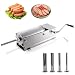 Hakka 11 Lbs(5liter) Sausage Stuffer 2 Speed Stainless Steel Horzontal Sausage Filler