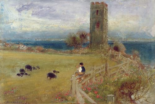 Tableau le garçon berger Sidestrand Norfolk Albert Goodwin - Affiche impression d'art sur toile