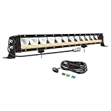 Matériaux de Qualité: Cette Rampe Led 4x4 est fabriqué en aluminium moulé sous pression, équipé de lentilles antichoc et incassables de haute qualité, en polycarbonate, qui peuvent bien focaliser la lumière et assurer un éclairage à très haute luminosité