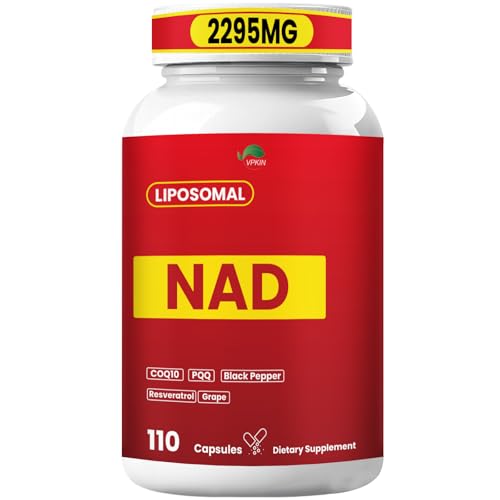 VPKIN Liposomal Urolithin A Supplement with NAD+ CoQ10 PQQ Resveratrol 110 Capsules(Pack of 1