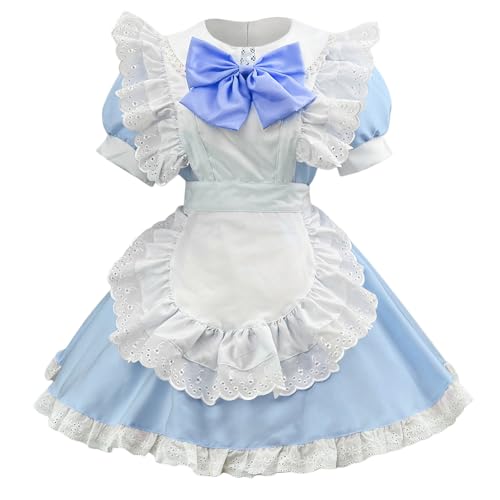 Cosplay Halloween pour femme bleu L costume chic Festival de la Bière