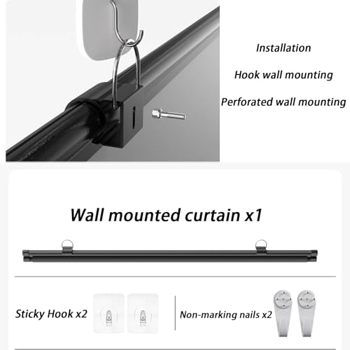 Pantalla manual para proyector 60" 16:9 blanca miniatura 4