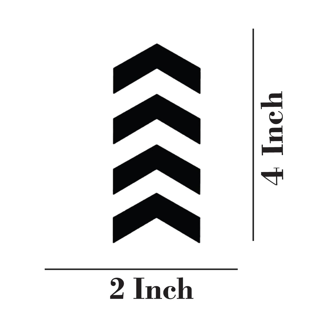 Temporary Tattoowala Black Arrow Tribal Tattoo For Male And Female Temporary Tattoo 1