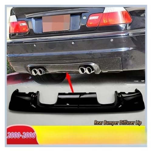 Lame de pare-chocs E46 M3 style CSL anti-frotement | Rénovation diffuseur arrière coupé 2000-2006
