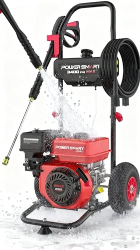 PowerSmart Gas Pressure Washer 3400 PSI, 2.5 GPM...