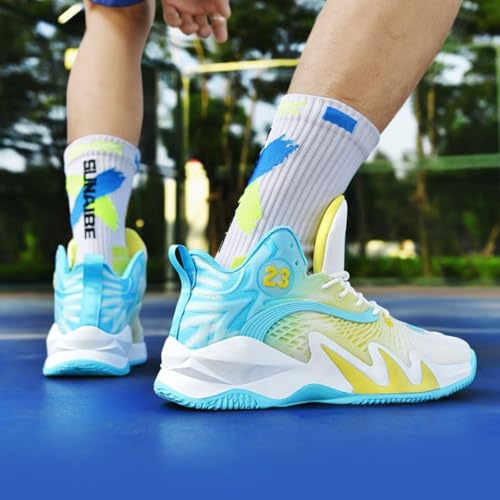 Botas de baloncesto de caña alta transpirables y antideslizantes para jóvenes 3