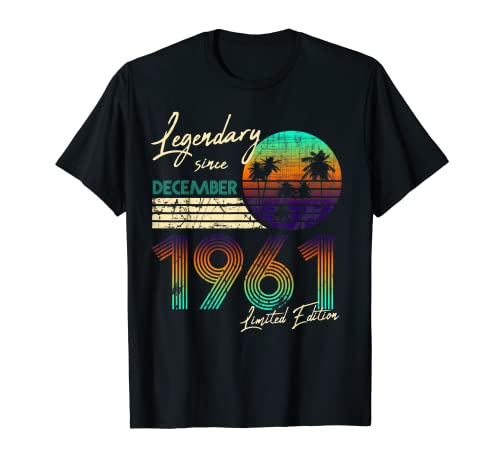 Nées En diciembre de 1961 - Regalo de cumpleaños (60 años) Camiseta