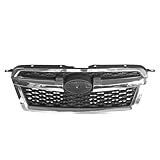 Tyrigion Grille Textured Black Shell and Insert Assembly Compatible with 2013 2014 Subaru Legacy 14906985