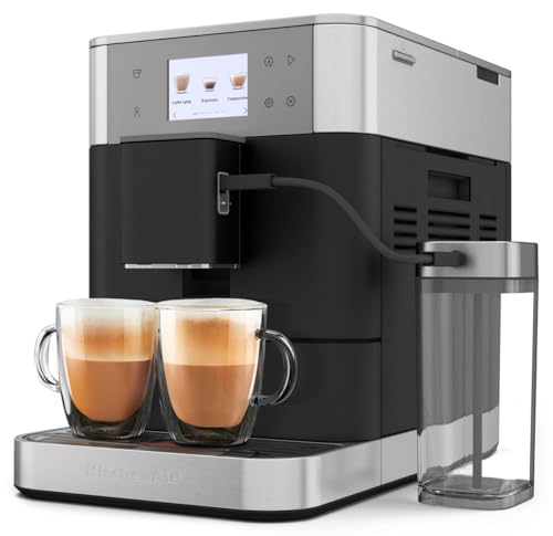 KitchenAid Machine a Café Grain - KF7 - Machine Expresso et Cappuccino avec broyeur - Machine...
