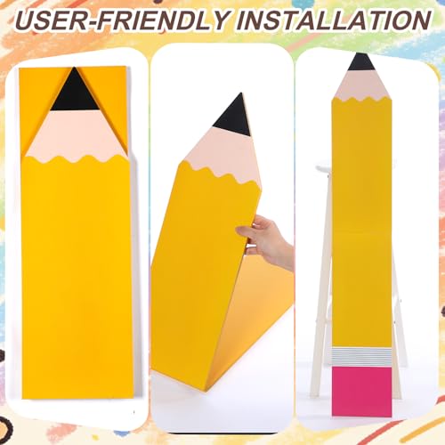 Giant Pencil 47" Jumbo Back to School Prop Wooden Pencil Classroom Decor by Threehoney - Used condition - Image 4