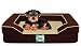Sealy Dog Bed with Quad Layer Technology, Small, Autumn Brown