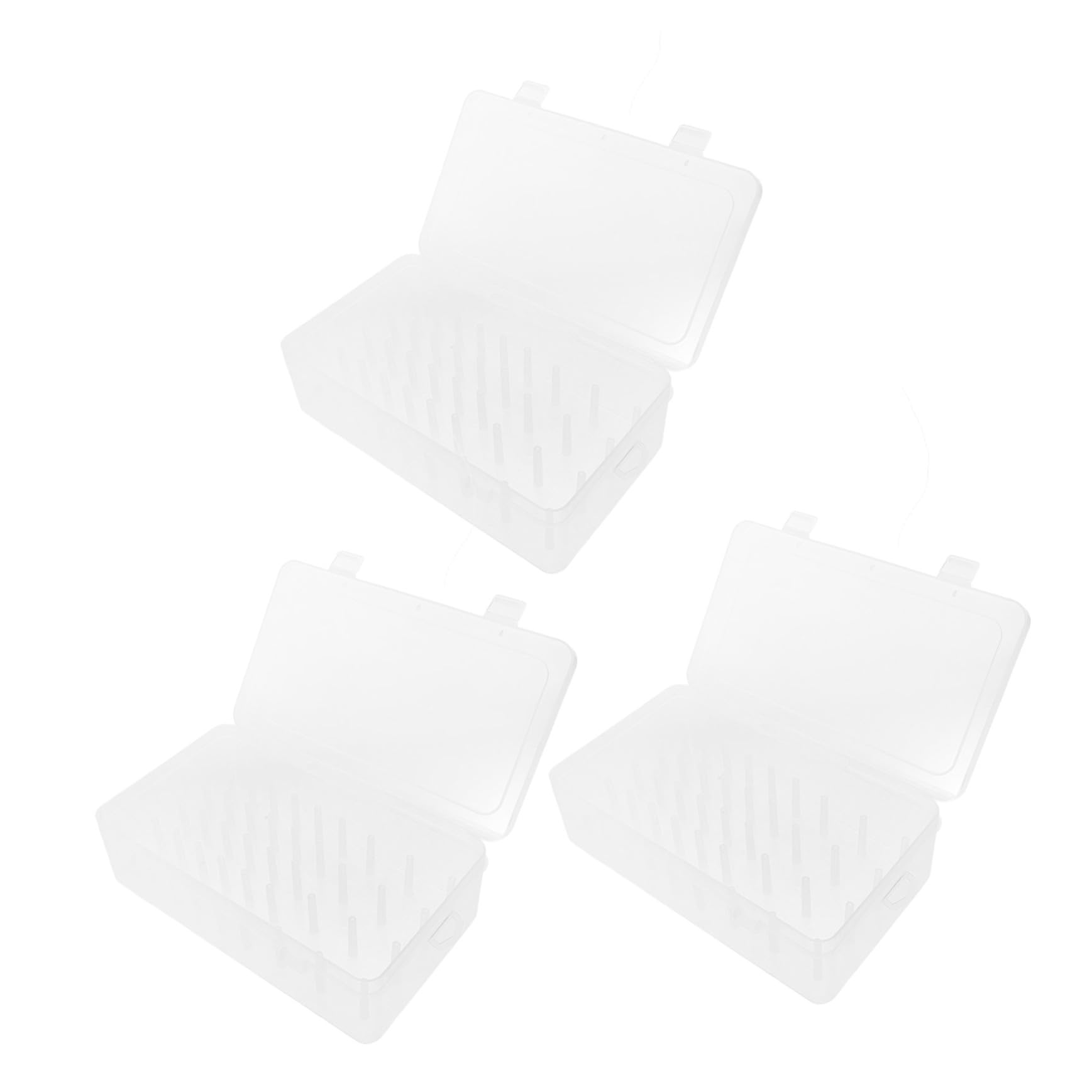 ORFOFE 3 piezas Caja Organizadora de Hilos de Coser Multifuncional Almacenamiento Compacto para y Suministros para Proyectos DIY y Costura Casa