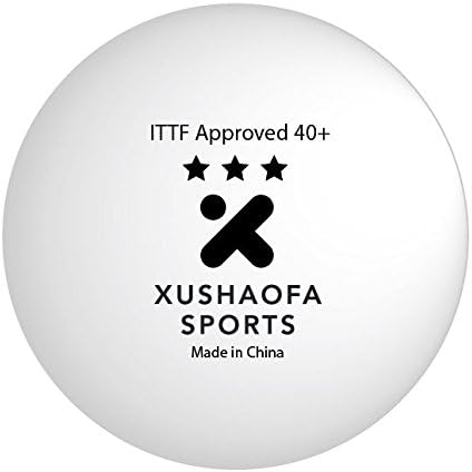 Xushaofa 40+ Seamless Poly Table Tennis Balls - 3 Star