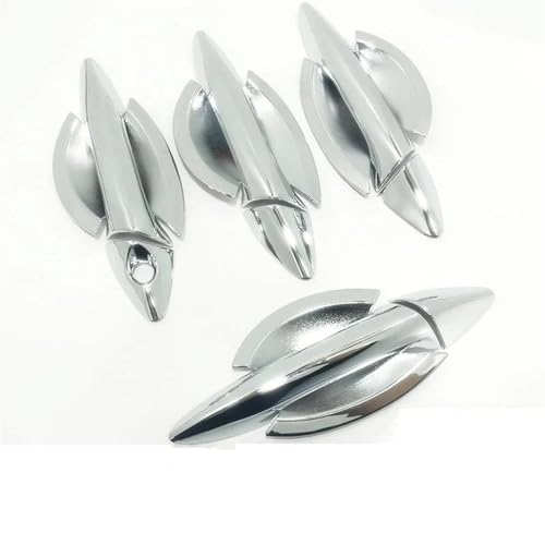 Cubierta de manija para Hyundai Elantra 2012-2016 con un exclusivo acabado plata cromada