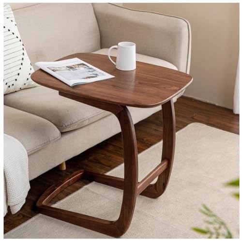 RENEESME Sofa Side Table Small Tea Table Corner Table Small Tea Table Solid Wood Art Tea Table Complete and Disassembled Side Table Sofas for Living Room