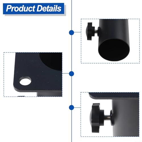 Kit de base de parasol anti-vent avec structure en fer renforcé