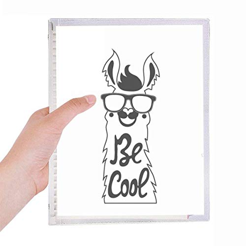 Carnet à spirales rechargeable Be Cool alpaga contre le gaspillage papier