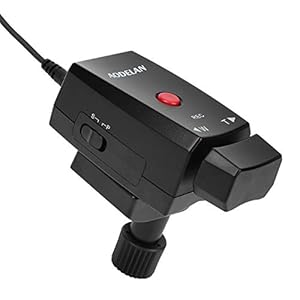 AODELAN Zoom-Fernbedienung für Camcorder Lanc Terminalstativ Aufnahme Zoom Video Kompatibel für Sony NX5C, 190P, 150P, 198P, VX2000E/Canon XL1S XL2 XHA1 XM1 XM2 /Panasonic DVC33 DVC63 Camcorder