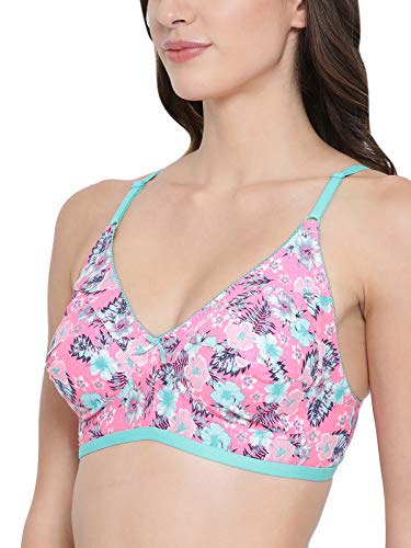 Image of Clovia Women's Pack of 3 Cotton Non-Padded Non-Wired Bra- (Colors and Prints May Vary)
