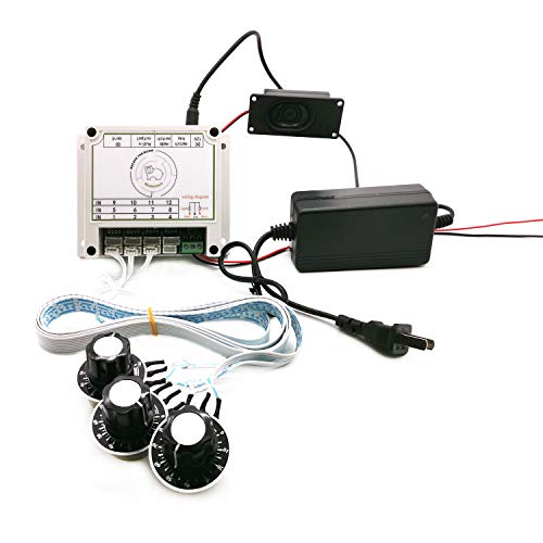 BearHoHo Escape Room Props Puzzles 3 Rotary Knobs with Graduate