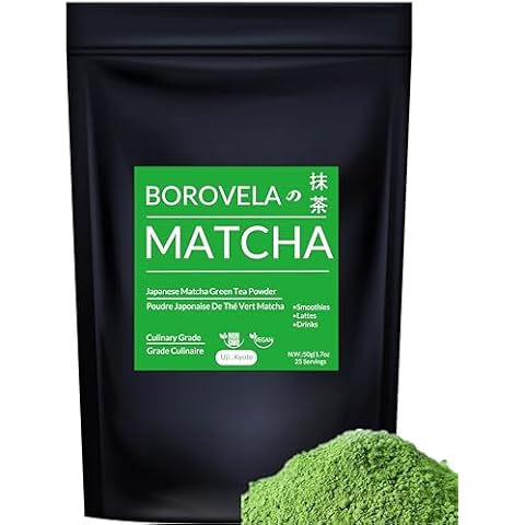Borovela Japanese Matcha Green Tea Powder 50g Cover