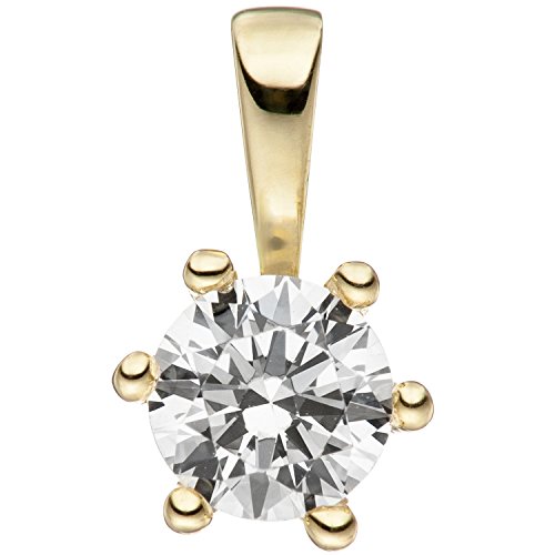 Jobo Damen-Anhänger aus 8 Karat 333 Gold mit Zirkonia