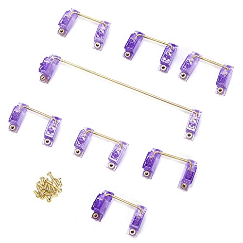 Stabilisateur à vis PCB pour clavier mécanique DIY 61 64 87 touches avec fil doré