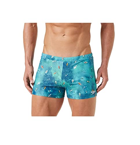 Speedo Hombre Escape Bañador, Azul/Azul, XXS