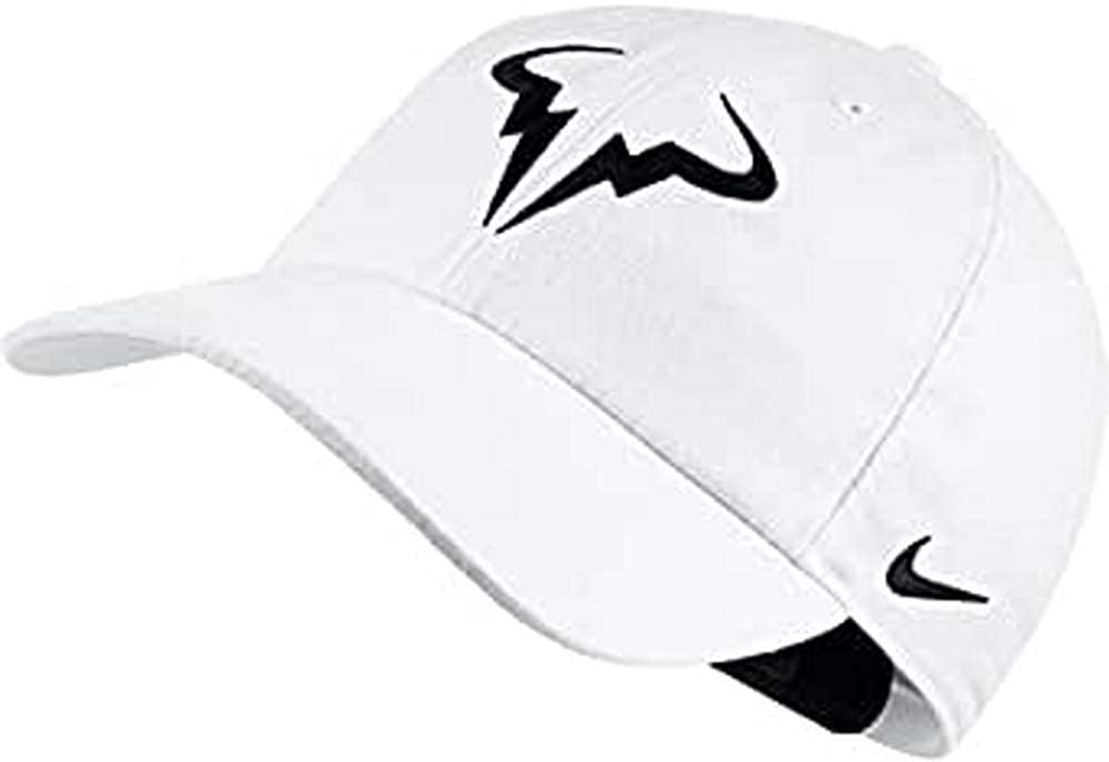 NIKE ラファエル・ナダル ロゴ ホワイトキャップ Amazon | ナイキ(NIKE) ナイキコート RAFA エアロビル H86 キャップ