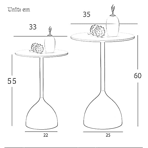 Table d'angle simple créative en fer doré avec plateau en marbre chic - 3