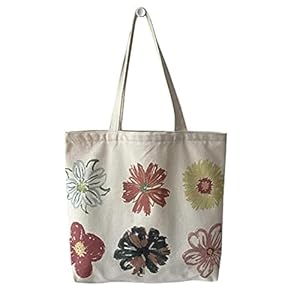Women canvas Tote Bag for Women Shoulder Bag with zipper Work Beach Travel and Shopping Grocery Bag