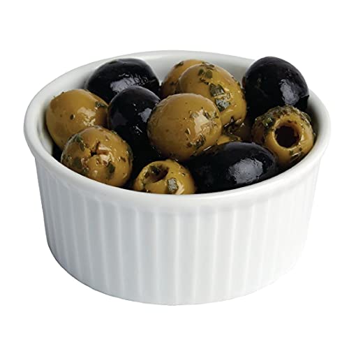 Olympia Whiteware Ramekins 80mm Porcelain Dishes Bakeware Restaurant 12pc - Image 4