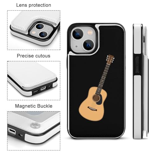 適用 iPhone11用ケース 手帳型 フォークギター スマホケース カード収納 スタンド機能 アイフォン11ケース 耐衝撃 PUレザー カバー 財布型 Case