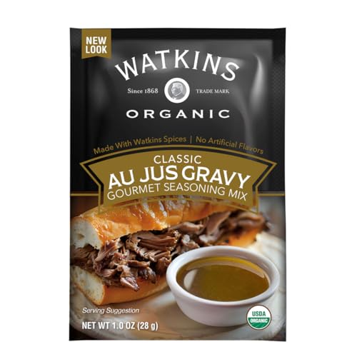 Watkins Organic Gourmet Seasoning Mix, Au Jus Gravy, 1.0 Oz....