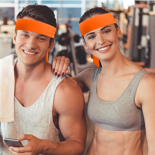 Image of ONUPGO 18Pcs Head Ties for Men Women, Adjustable Headbands Sports Sweatband Ninja Ties Head Band, Sweat Wicking Workout Headband for Sports, Running, Tennis, Yoga, Soccer, Karate