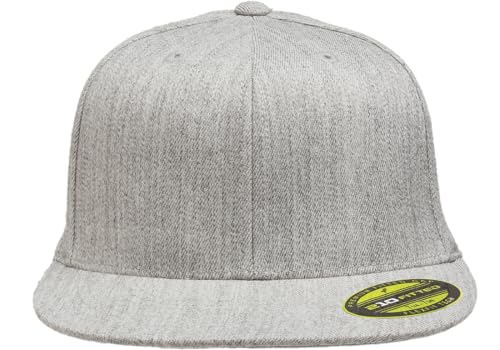 Image of Flexfit Men's Flexfit 210 Fitted Flat Bill Cap Hat
