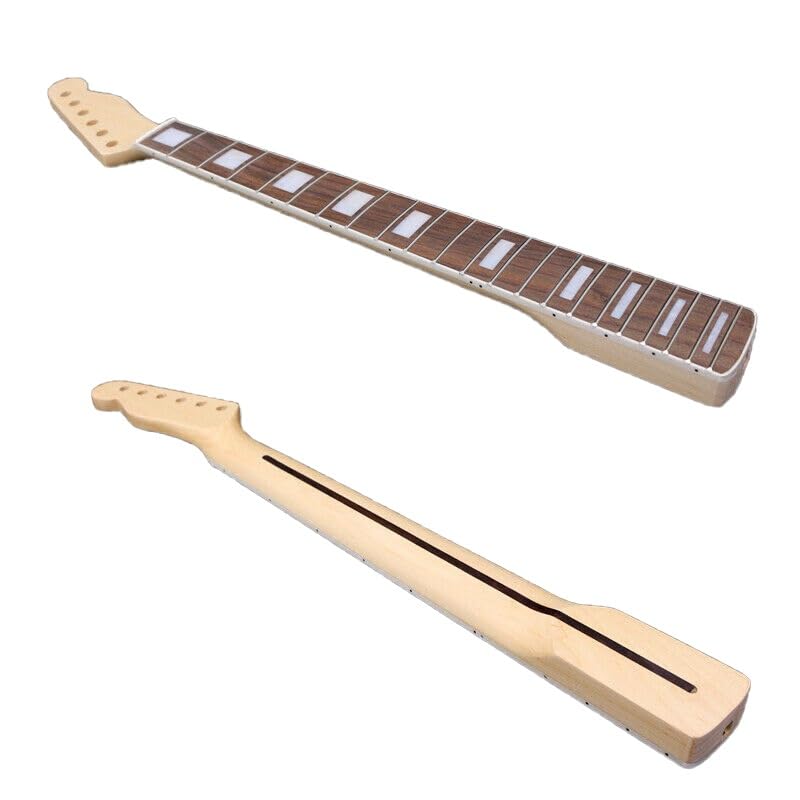 Manche de guitare électrique 21 frettes en érable et palissandre de 25.5 pouces