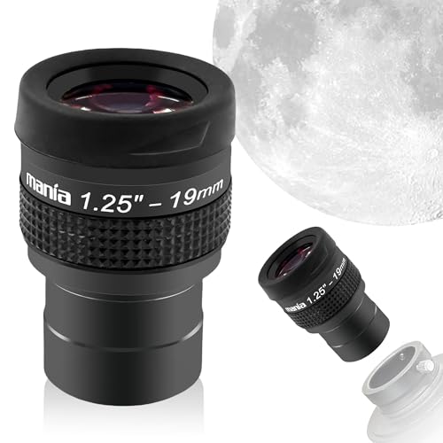 Astromania 1.25' 19mm Premium Flat Field Eyepiece - a Flat Image Field and...