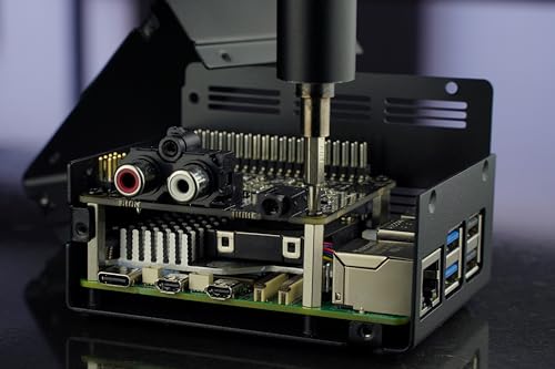 Boîtier Raspberry Pi 5 pour intégrer les modules audio IQaudio DAC