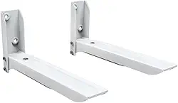 Suporte de Parede Para Fornos e Micro-ondas em Aço Carbono, Comprimento Ajustável, Design Slim e Instalação Prática, Branco, MW05WH, ELG