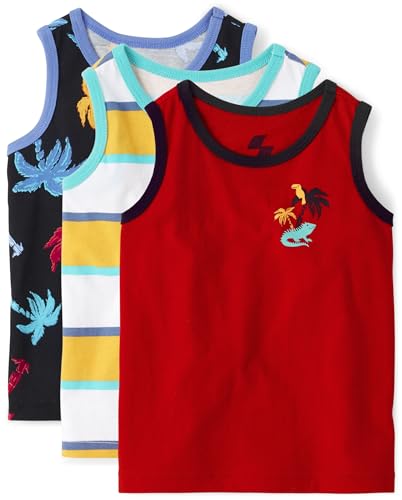 Image of The Children's Place Boys and Toddler Assorted Sleeveless Tank Tops