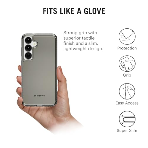 Image of DailyObjects Case for Samsung Galaxy S25 Plus, Drop Protection TPU Stride 2.0 Clear Slim Shockproof Back Cover
