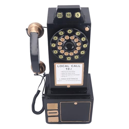 [DESIGN VINTAGE] Abbraccia la nostalgia con questo telefono con filo vintage, caratterizzato da un elegante mix di fascino del vecchio mondo e comodità moderna.
