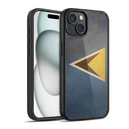 Coque en Gel Apple iPhone 15 Head Case Designs Drapeau Sainte-Lucie