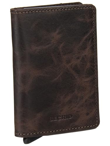 Image of Secrid Slim Wallet Original Leather With Rfid Safe Card Case